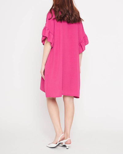 Moteriška violetinė suknelė iki kelių - Drabužiai