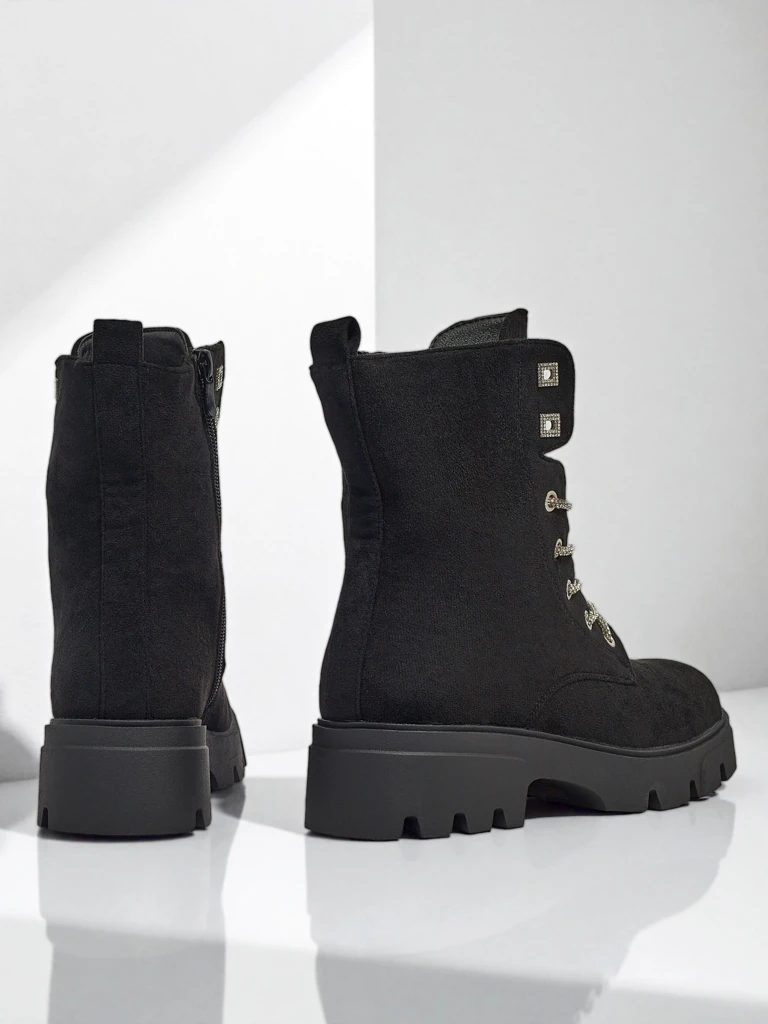 Eko zomšiniai moteriški aulinukai suvarstomi Tessaro