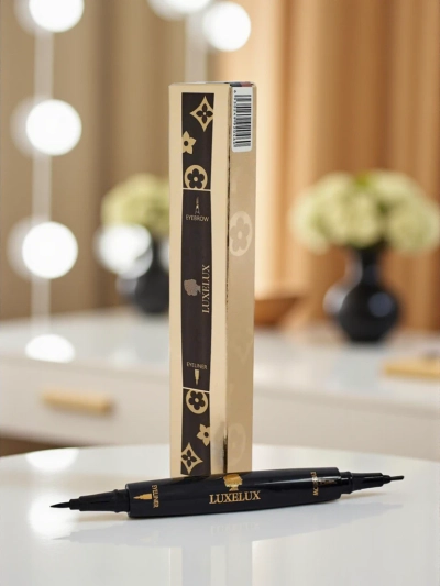 Luxelux Eyeliner oraz pisak do brwii 2w1