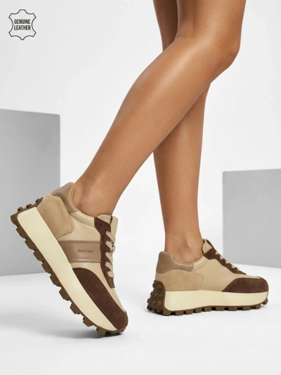 Спортивные женские кроссовки из натуральной кожи Naterre