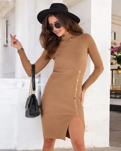 Royalfashion Женское длинное платье-свитер