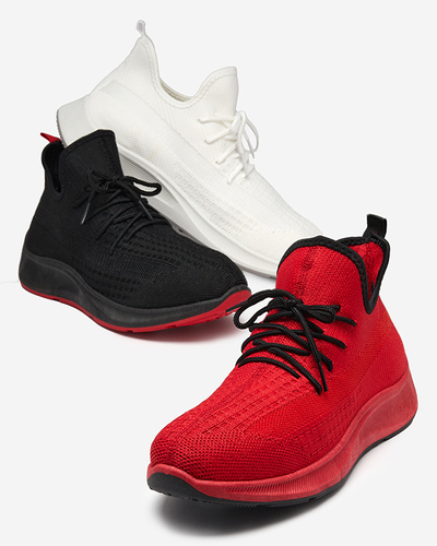 Белые мужские кроссовки Domakko