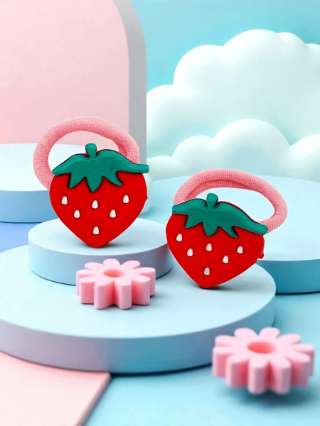 Royalfashion Резинки для волос с фруктовым мотивом Fruity Bloom