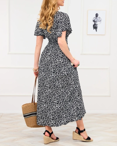 Черное летнее платье-макси - Одежда