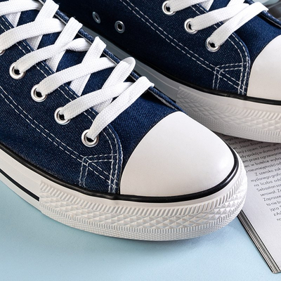 Синие мужские кеды Lucan