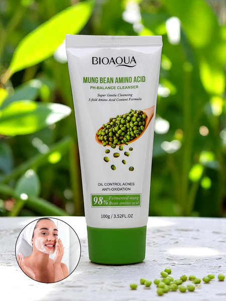 Valomasis putos su pupelių ekstraktu