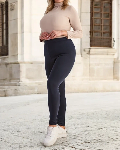 Royalfashion Женские утепленные брюки-треггинсы PLUS SIZE