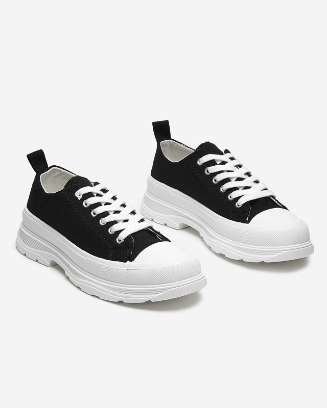 Juodi moteriški sportiniai sportbačiai Cresoma - Avalynė