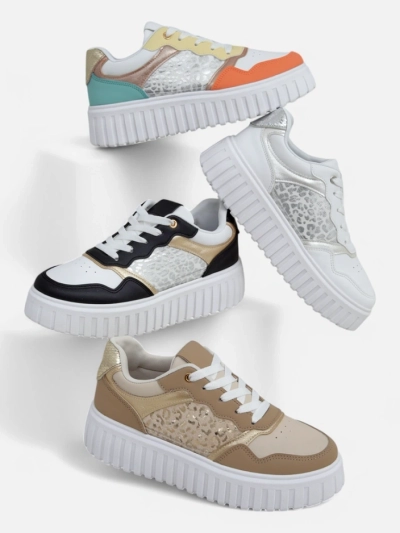 Женские кроссовки Royalfashion на платформе Panterr