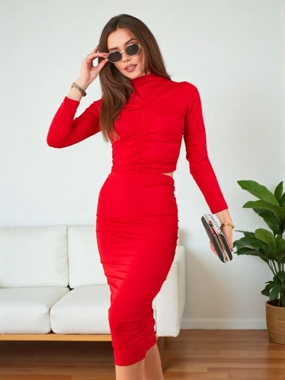 Женская юбка-карандаш Royalfashion в миди-длине