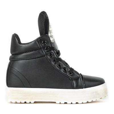 OUTLET Черные кроссовки на платформе Esther - Обувь