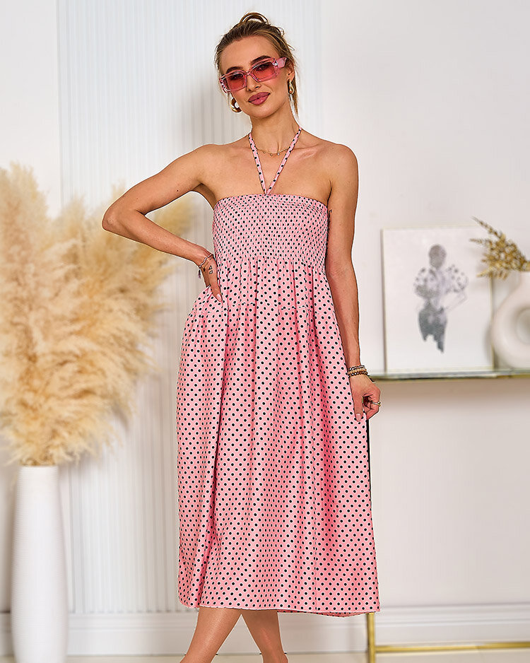 Royalfashion Moteriška taškuota suknelė iki kelių