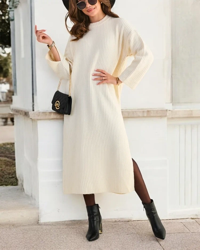 Женское длинное свитер платье Royalfashion