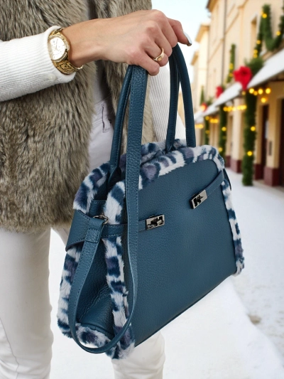 Maža moteriška eko odos rankinė su pantera Panthory