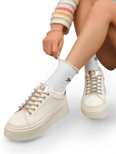 Royalfashion Moteriški sportiniai batai su dekoratyvinėmis raištelėmis Eone