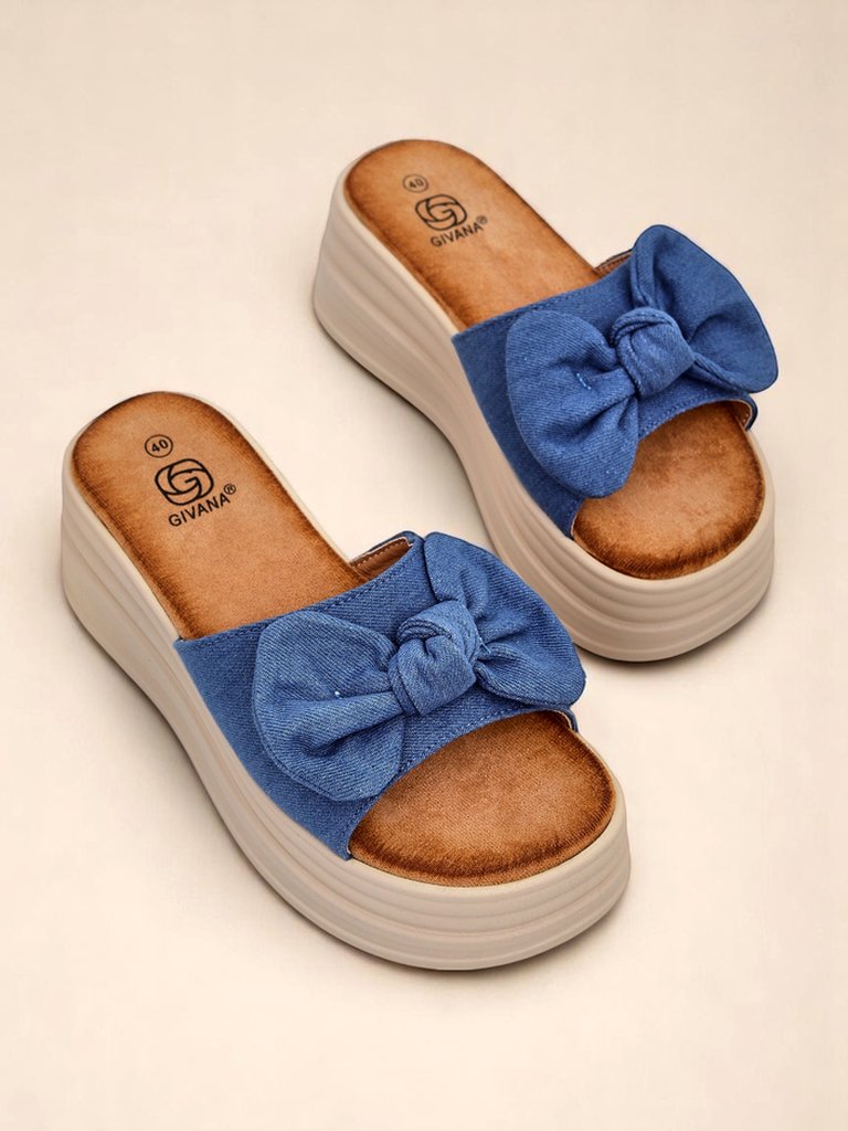 Royalfashion Женские шлепанцы на платформе Givan