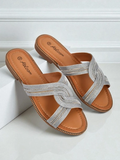 Royalfashion Dziewczyńskie laczki plecione Woven Breeze