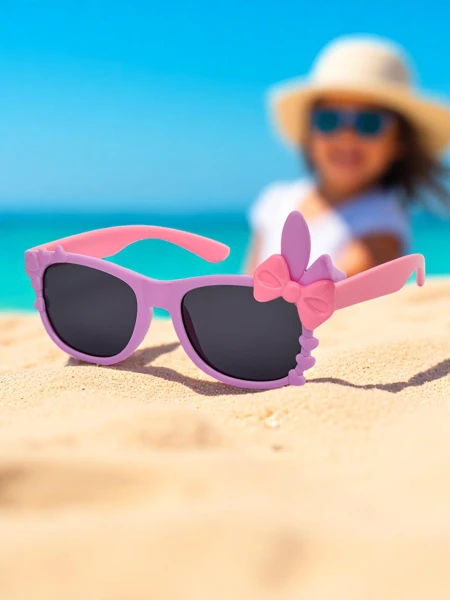 Royalfashion Vaikiški akiniai nuo saulės su Bunny Shine dekoracijomis