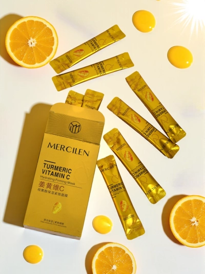Aurelia Vita Увлажняющая Маска с Куркумой и Витамином C Mercilen 25ml