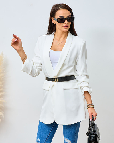 Royalfashion Женский блейзер с поясом