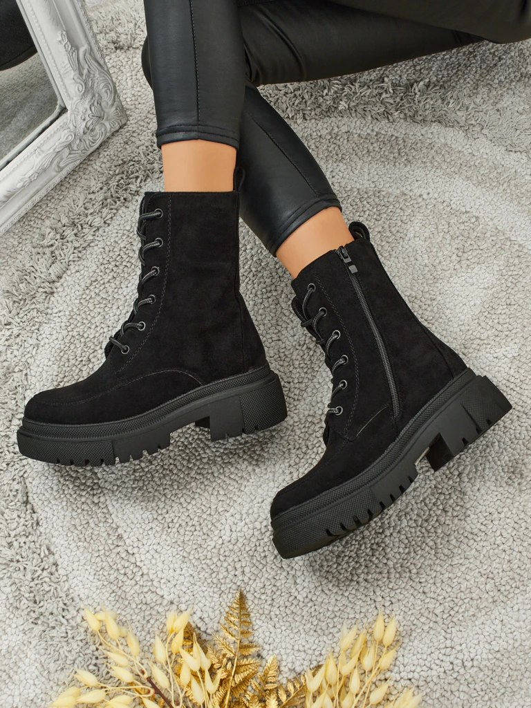 Eko zomšos moteriški aulinukai-batai Velisse