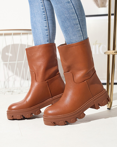 Верблюжьи женские ботинки на толстой подошве Rerann- Footwear