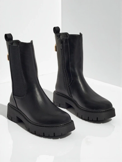 Высокие женские ботинки из экокожи Varinell