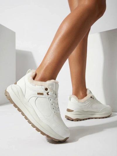 "Royalfashion Women's Ruffi Insulated Sneakers"