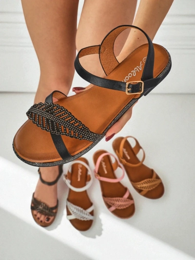 Willow Grace Flat Sandals - Lit Edition