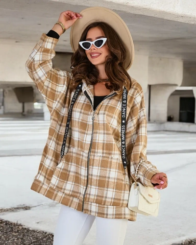 Женское пальто рубашечного типа Royalfashion