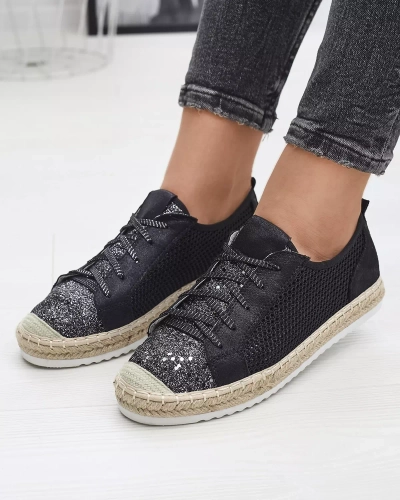 Черные женские кеды Akoio