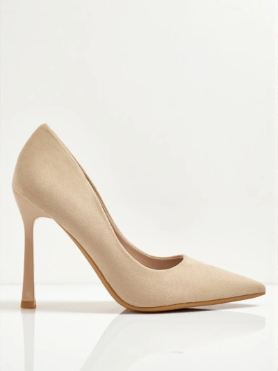 Moteriški aukštakulniai bateliai Belunika iš eko zomšos