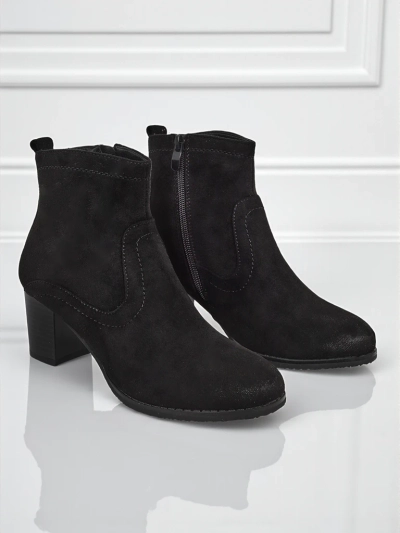Crimson Echo Suede Booties