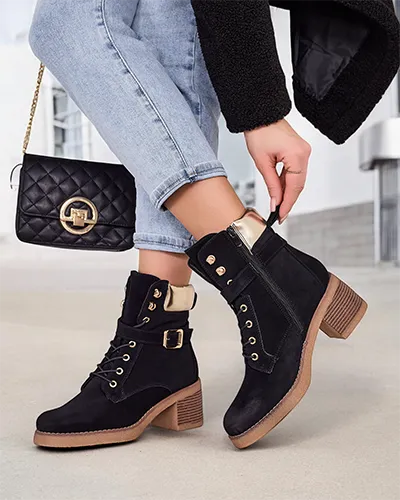 Royalfashion Moteriškos žemų kulnų ankštinių batai Nedelin