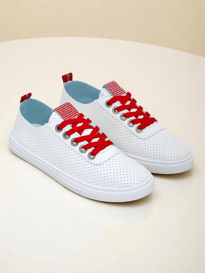 Royalfashion moteriški ekologiškos odos sportbačiai PureWalk
