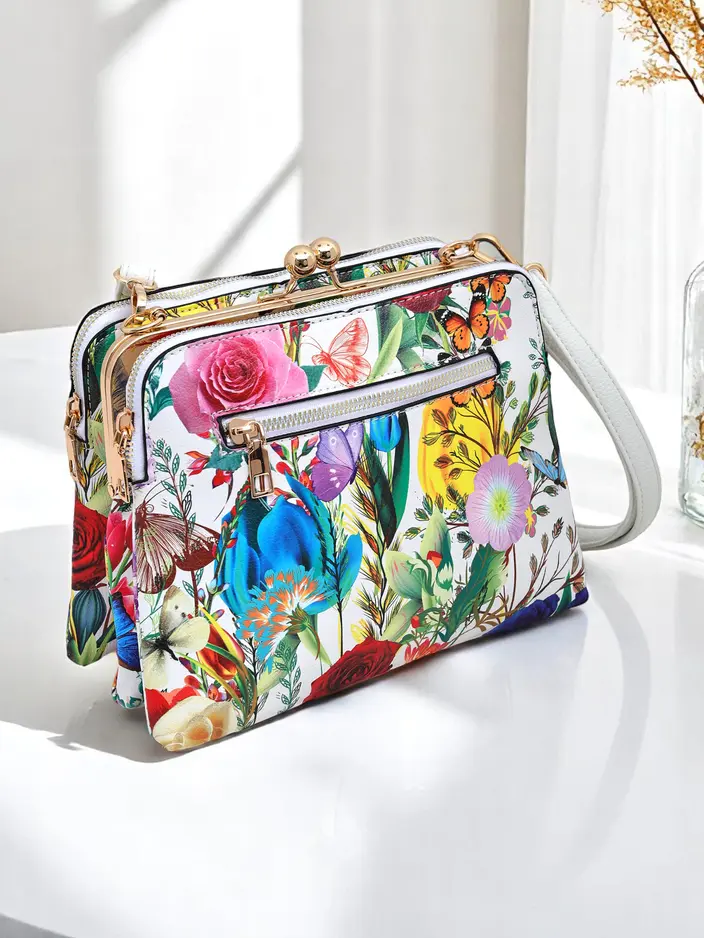 Royalfashion Floral небольшая женская сумка из экокожи