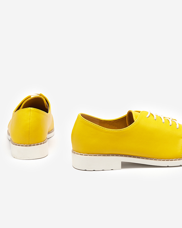 Geltoni moteriški batai Uwem- Avalynė