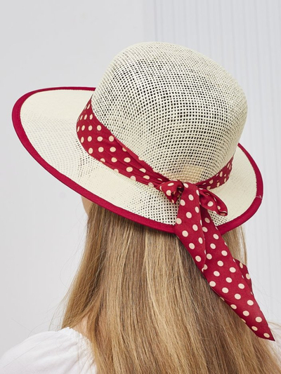 Royalfashion Moteriška šiaudinė skrybėlė Dotelle