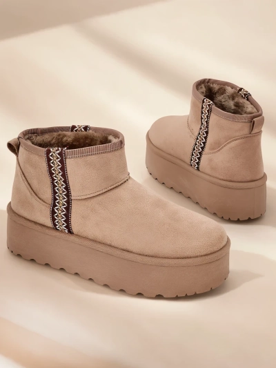 Royalfashion Moteriški trumpi batai sniego batai stilius Haluzi
