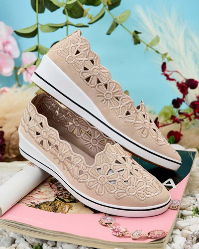 Royalfashion Женские полусапожки на низком каблуке Dellio