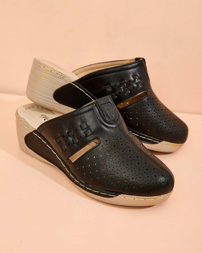 Royalfashion Женские шлепанцы на низком каблуке Albov