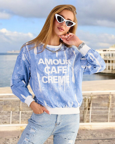 Royalfashion Женская хлопковая тонкая толстовка с принтом