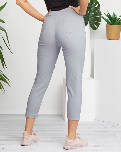 Серые женские брюки PLUS SIZE
