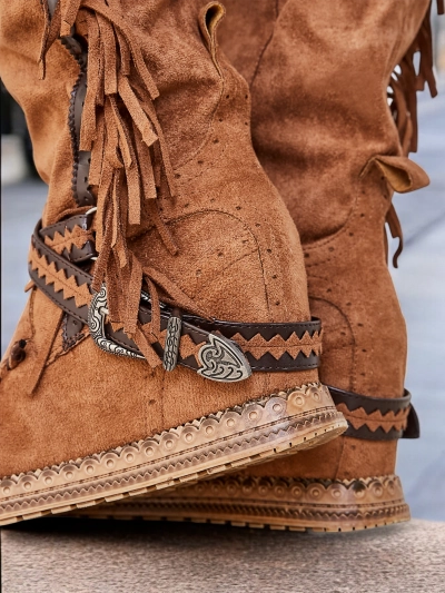 Женские ботфорты до колено Royalfashion Eliferse