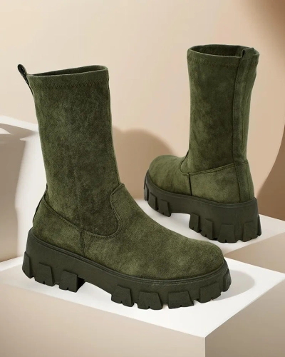 Karališka mada Moteriški batai su platforma Firo