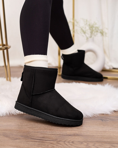 Royalfashion Moteriški a'la sniego batai juodos spalvos Regodo