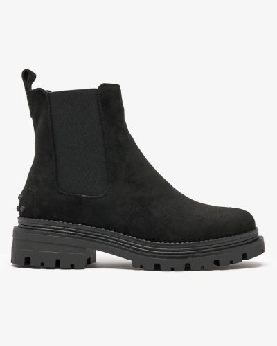 Royalfashion Черные женские утепленные ботинки Comfy Walk