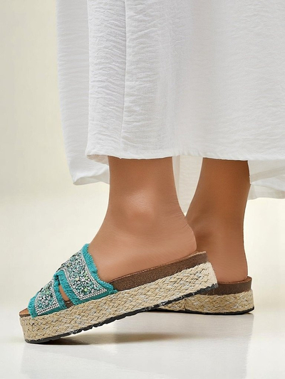 Royalfashion moteriškos sandalės su Candy Candy dekoracijomis