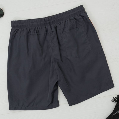 Pilki vyriški sportiniai šortai su juostelėmis - Drabužiai