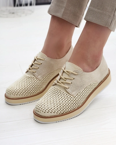 Бежевые женские полусапожки Ramonai - Обувь